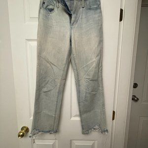 Agolde Distressed Jean 26R Light Denim